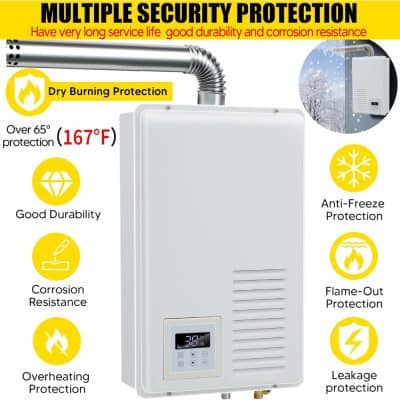 High-efficiency water heater suitable for safe and reliable use. Perfect for residential and commercial properties, ensuring durability, corrosion resistance, and optimal performance.