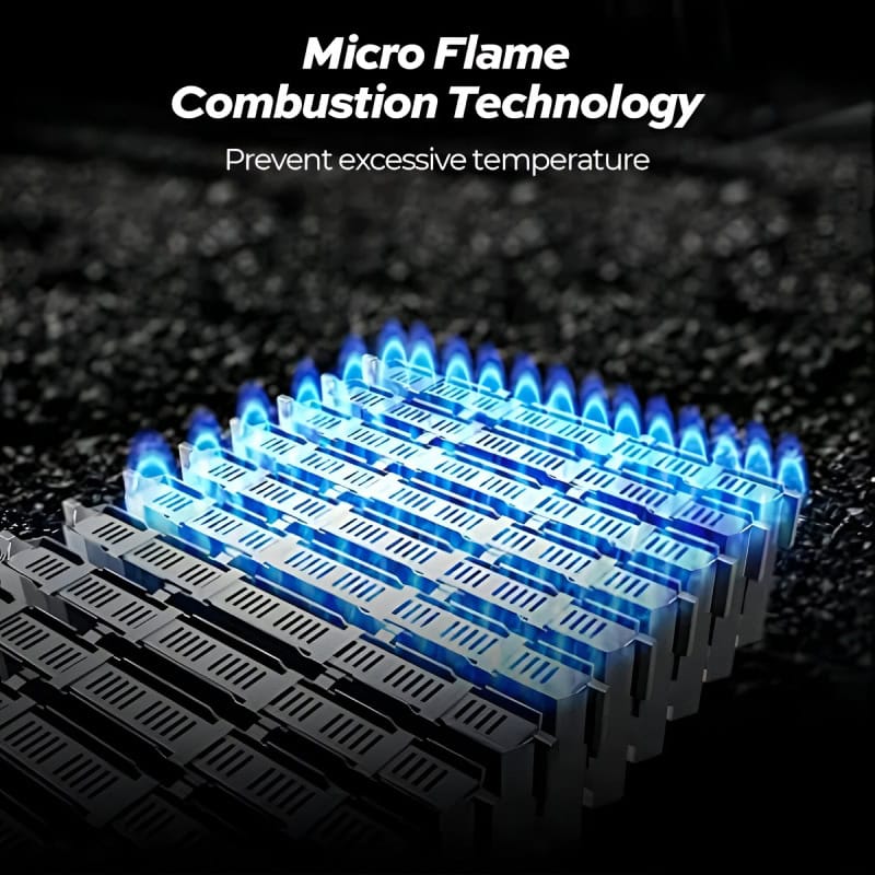High-efficiency micro flame combustion for advanced skincare devices at Monalisa Store. Prevents excessive heat, ensuring safety and optimal results for skin treatments.