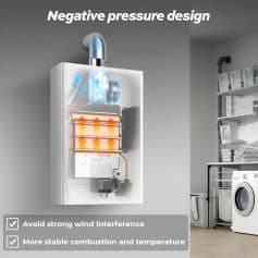 Advanced negative pressure design for optimal medical air quality and safety. Ensures stable temperature, improved air circulation, and protection against environmental interference. Perfect for medical and healthcare settings.