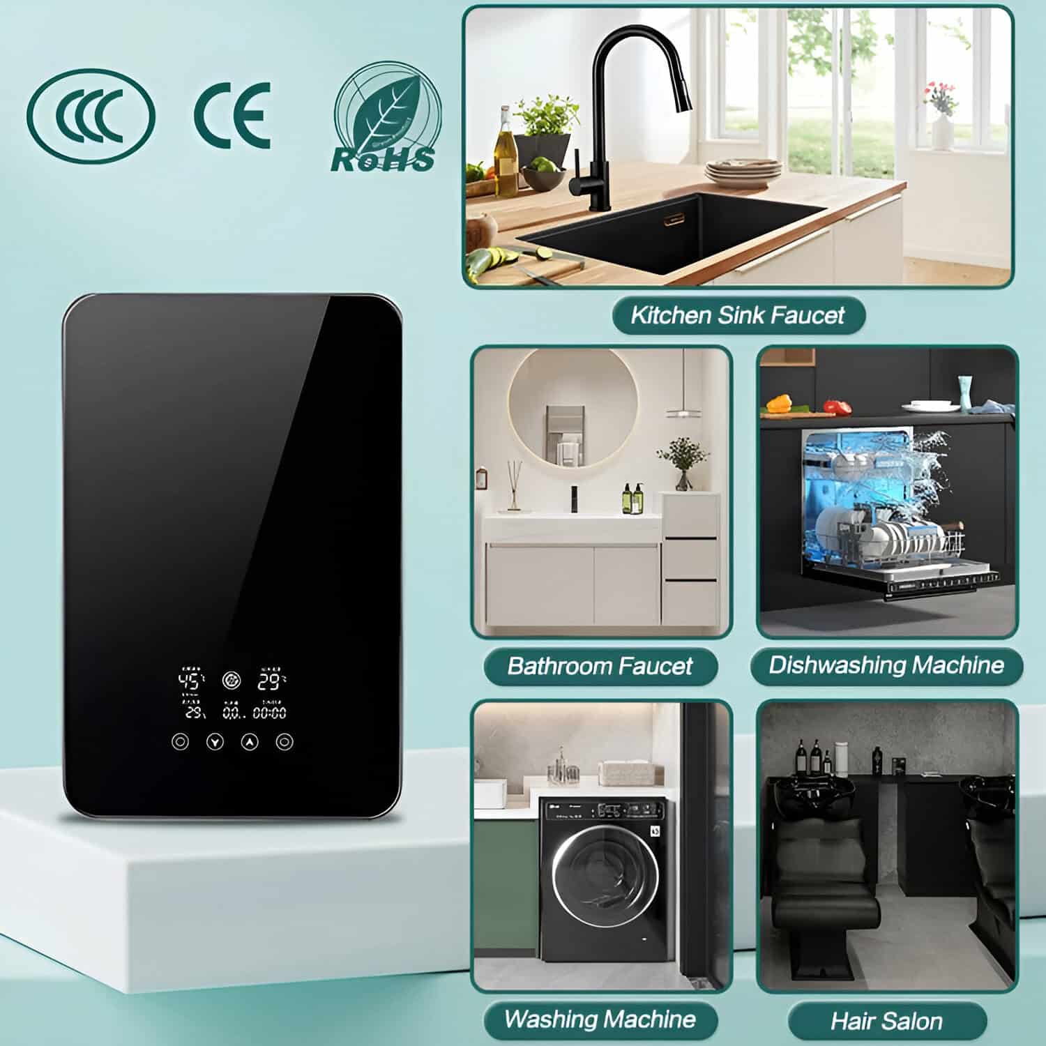 Sleek bathroom faucet with contemporary design for bathroom renovations.