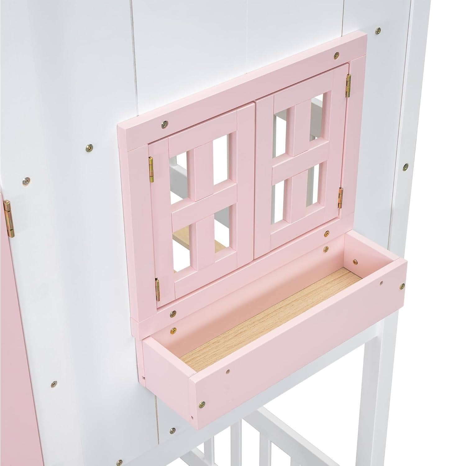Optometry furniture and eyewear storage tray, pink wooden design for opt-instruments organization, ideal for optical clinics and eye care professionals.