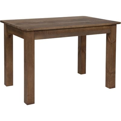High-quality wooden dining table perfect for kitchen, dining room, or restaurant with rustic design, durable craftsmanship, and versatile style.