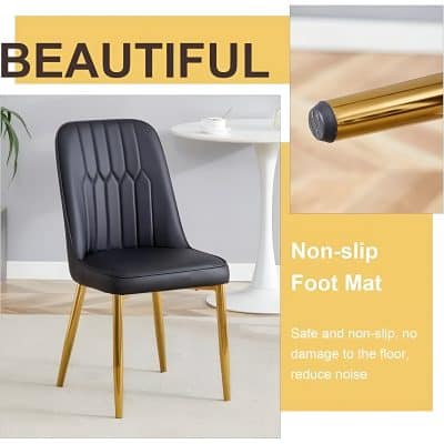 Office chair with non-slip foot mat for safety, comfort, and noise reduction in clinics and salons. Designed with durable materials for professional settings.