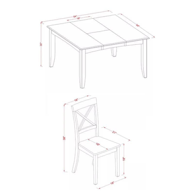 Stylish wooden dining table with precise dimensions, perfect for contemporary kitchens and dining rooms. Durable construction combines elegance and functionality for everyday use.
