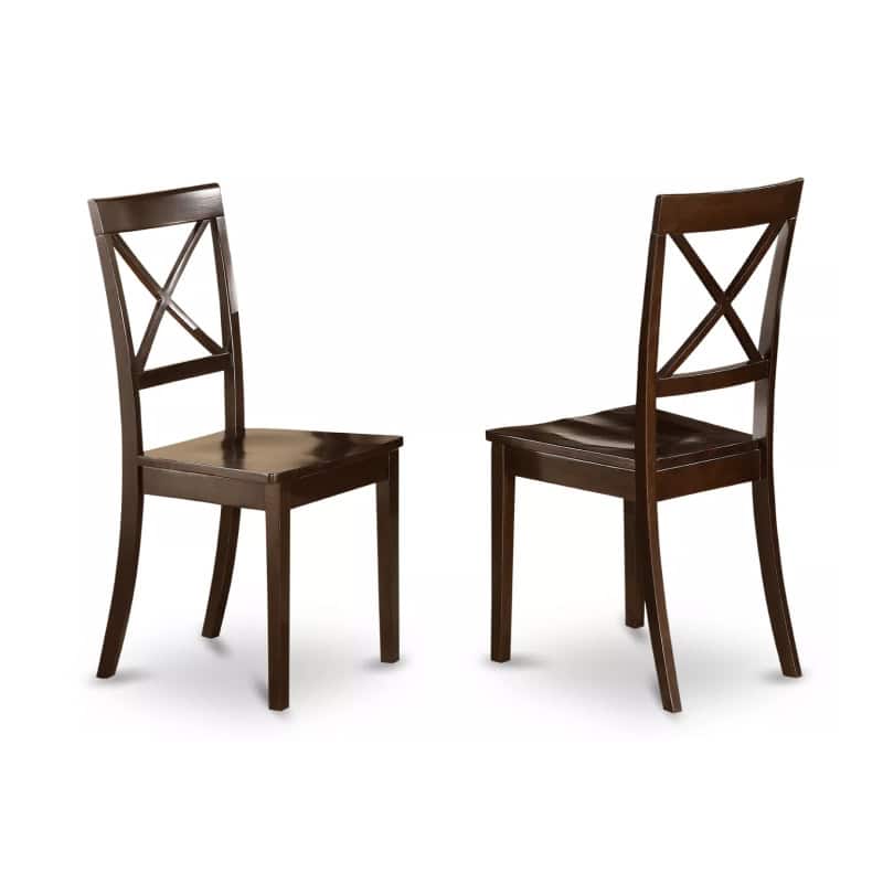 9-Piece Modern Dining Table Set with Butterfly Leaf and 8 Wooden Dining Chairs - Image 5