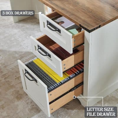 Optical store display storage drawers for organizing letter size file folders and office supplies. Perfect for optometry clinics, opticians, and eyewear retailers.