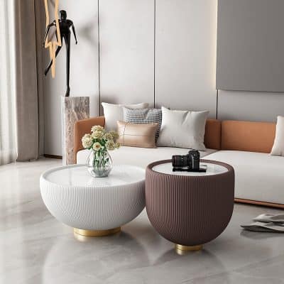 Luxurious living room setup with contemporary furniture and lighting, ideal for opt and vision care retail branding and showcasing stylish home decor selections.