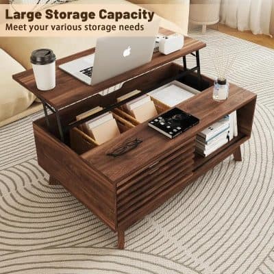Modern office desk with ample storage for documents and accessories. Perfect for home office organization and productivity. Crafted from high-quality wood with sleek design.