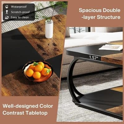 Stylish, waterproof, scratch-proof, easy to clean, and durable double-layer structure for versatile use.