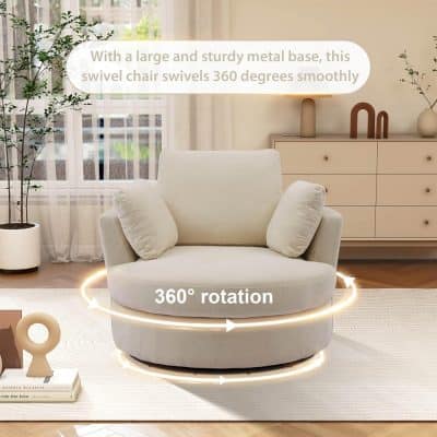 A stylish, modern swivel chair with a sturdy metal base, capable of 360-degree smooth rotation. Ideal for medical clinics, dental offices, or home healthcare setups, offering ergonomic design and versatile use.