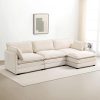 Comfortable beige sectional sofa for modern living rooms, perfect for relaxing and entertaining. High-quality upholstery offers durability and style. Ideal furniture for home comfort.
