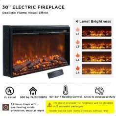 Realistic Flame Effect for Modern Living.