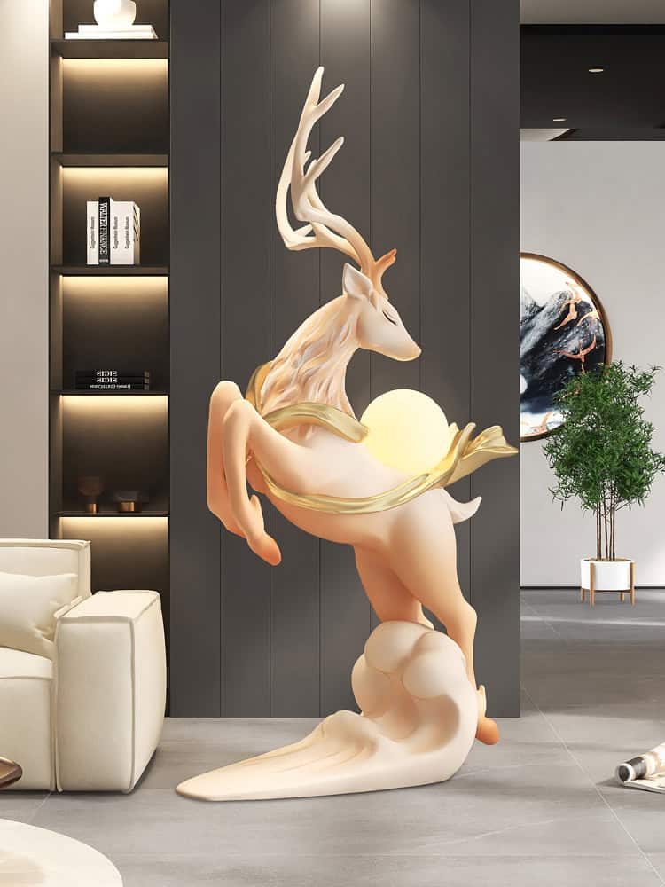 Nordic Elk Floor Lamp - Image 5