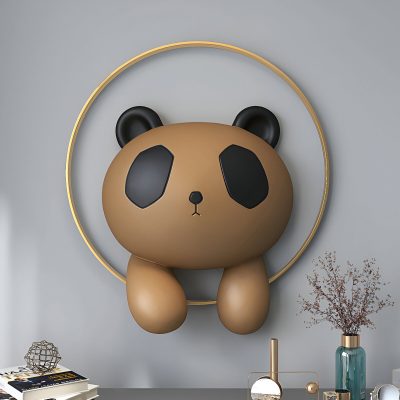 Nordic Panda Wall Sculpture