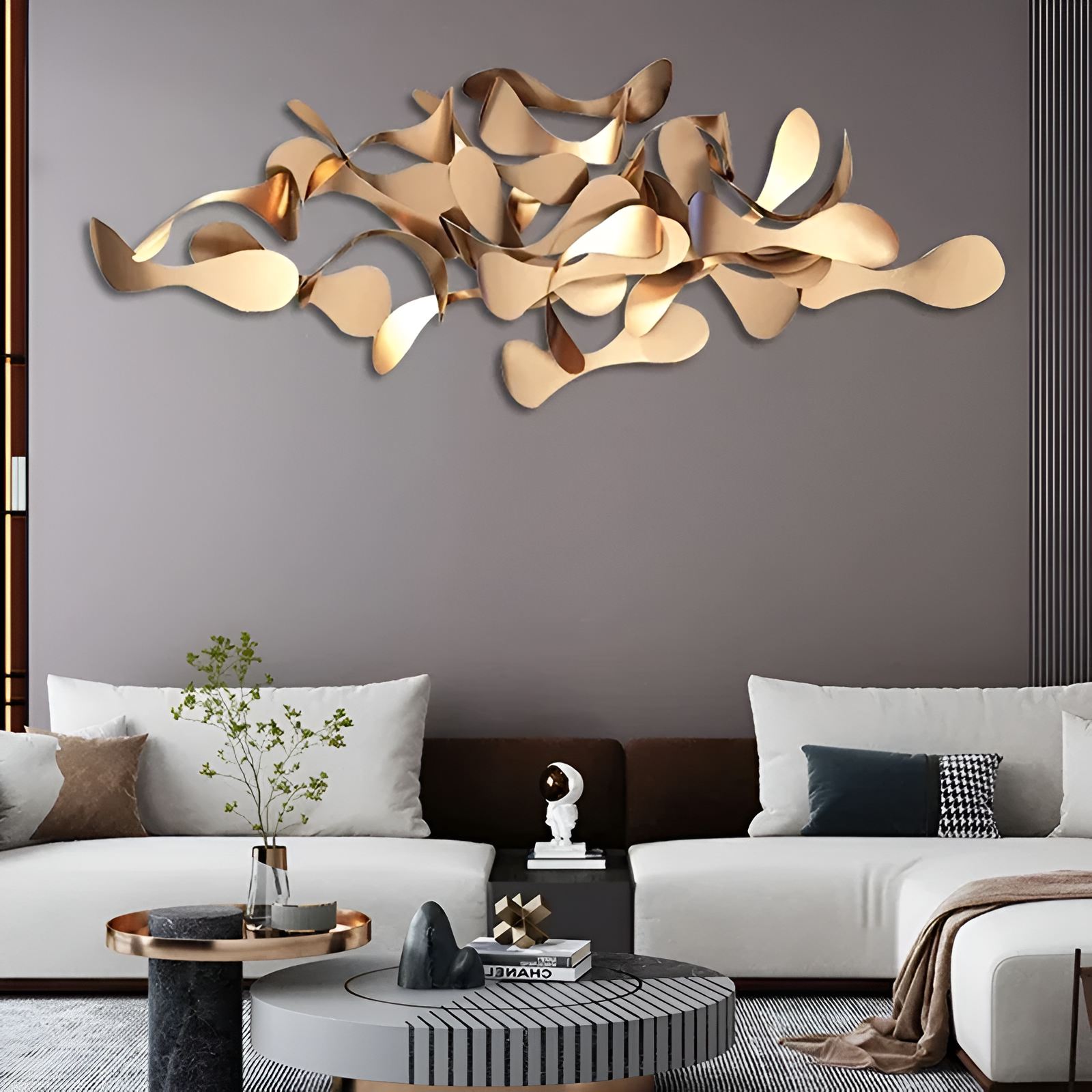 Modern Nordic Metal Wall Decor – Creative Iron Hanging Art for Living Spaces - Image 5