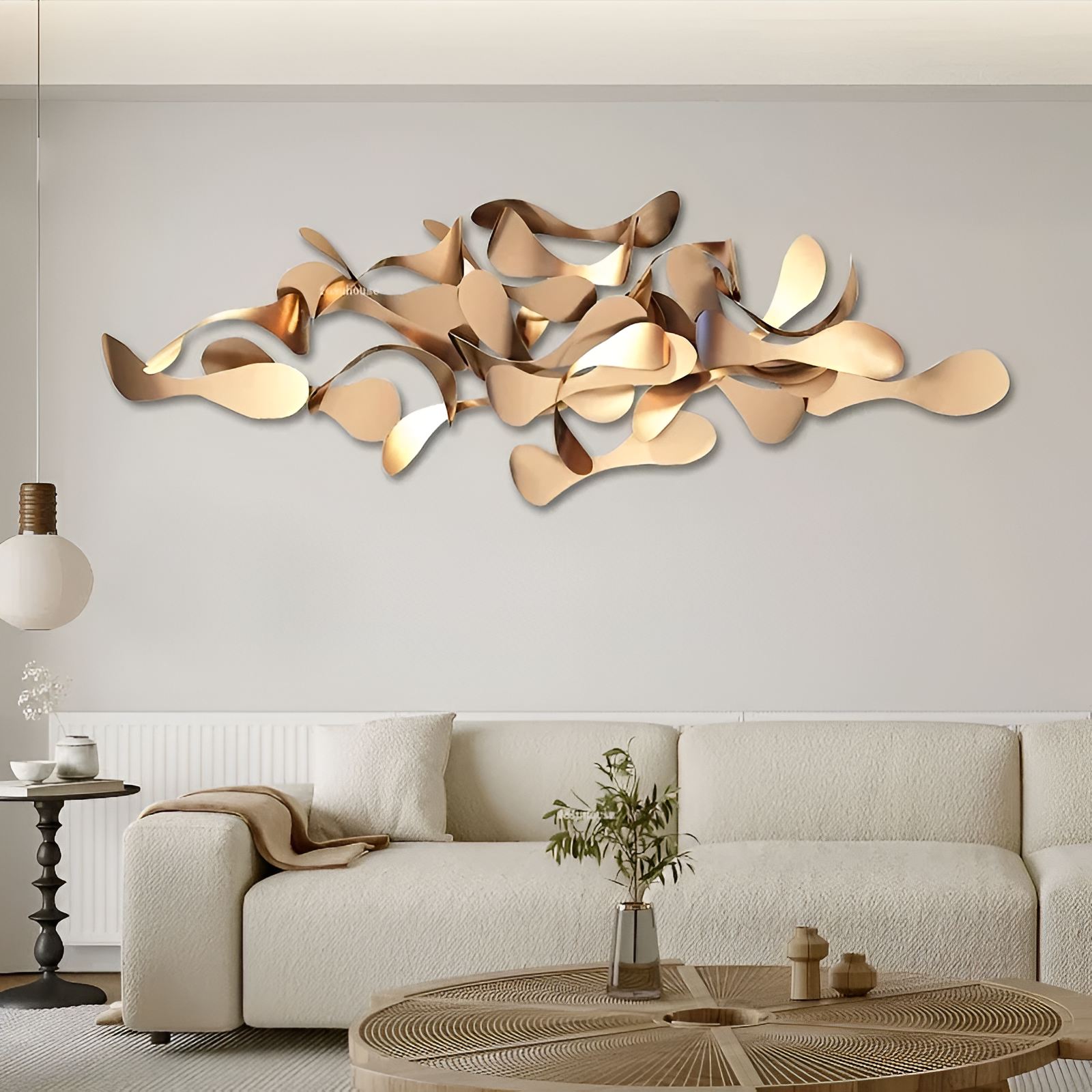 Modern Nordic Metal Wall Decor – Creative Iron Hanging Art for Living Spaces