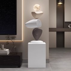 Alternative view of Creative Stone Floor Sculptures for Living Room and Entrance Home Decor