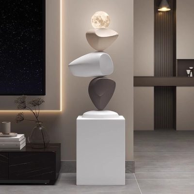 Alternative view of Creative Stone Floor Sculptures for Living Room and Entrance Home Decor