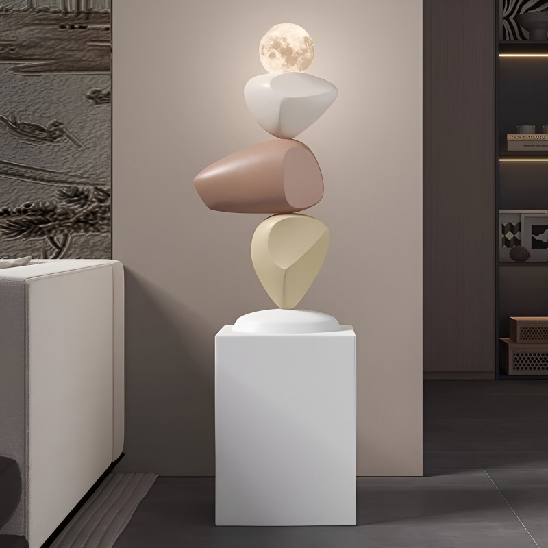 Creative Stone Floor Sculptures for Living Room and Entrance Home Decor - Image 3