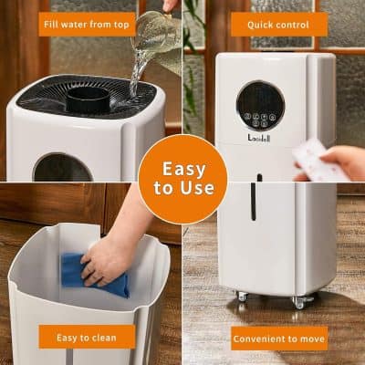 Automatic water diffuser for pet dogs, user-friendly with quick control, easy to clean, and portable for convenience.