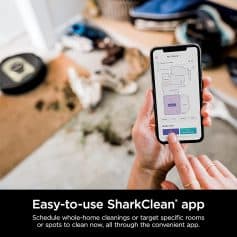 -smart home cleaning app showing room map and cleaning zones, ideal for smart cleaning devices.