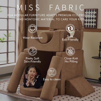 Modular kids furniture, eco-friendly colorful kids chair, durable soft fabric, safe non-toxic materials, children's learning and play furniture, modern and comfortable kids sofa, kid-friendly home decor, easy-to-clean children's furniture, stylish and ergonomic kids chair, versatile children's furniture design.