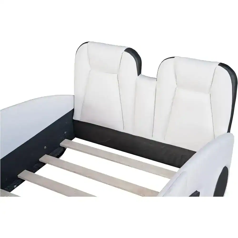 Luxury dental chair with white leather upholstery, designed for dental clinics and offices, providing comfort for patients during dental treatments.