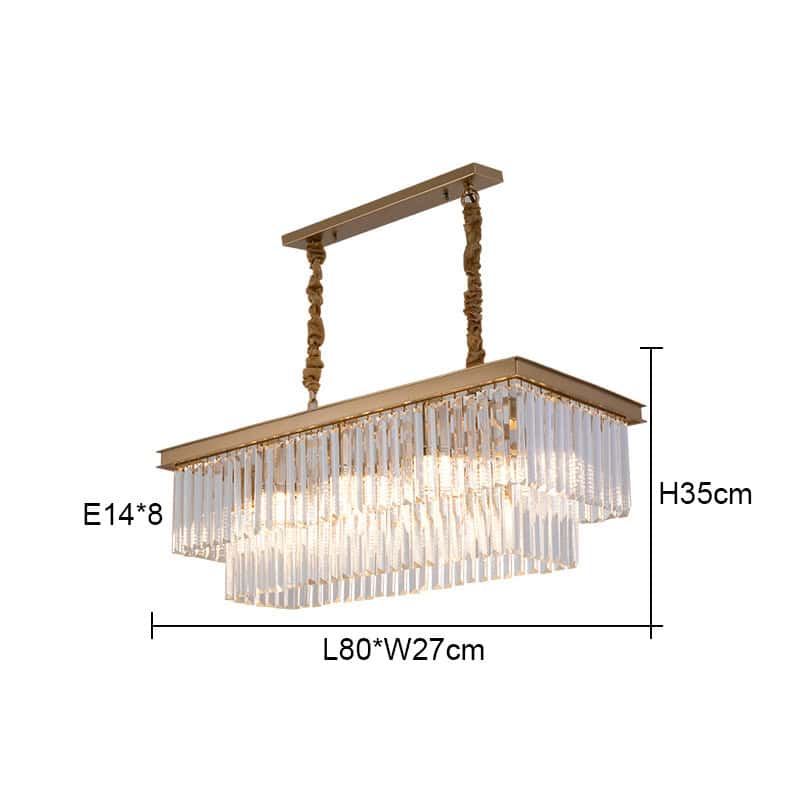 Gold (31.4 x 10.6 x 13.7 in)