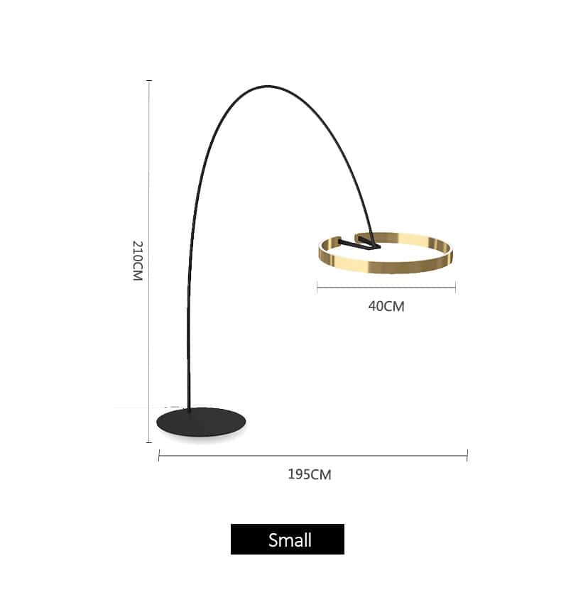 Small Gold Ring Diameter: 15.75 inches