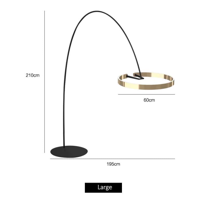 Large Gold Ring Diameter: 23.62 inches