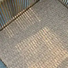 Handmade woven rattan tabletop, natural rustic finish - Monalisa Store opt.