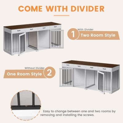 Sliding room divider for optometry clinics, customizable in one or two-room styles, for flexible space management. Durable, easy installation, ideal for medical and health care environments at Monalisa Store.