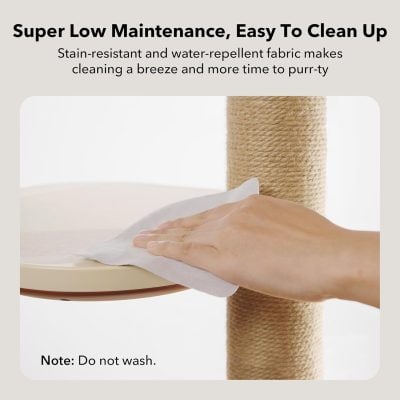 Super low maintenance pet furniture with stain-resistant and water-repellent fabric on Monalisa Medical store.