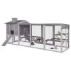 Portable outdoor cat enclosure and shelter with multiple levels, cozy hideouts, and secure mesh sides for cats' safety and entertainment.