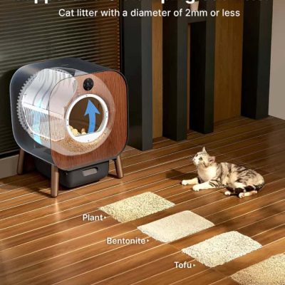 Cat litter disposal system, smart cat litter box, odor control, eco-friendly, automatic cleaning, pet hygiene, indoor pet accessories, Monalisa Medical store Alternative.