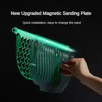 Magnetic sanding plate for dental or professional use, easy to change sand, quick installation, high-quality material, innovative design, offered by Monalisa Medical.