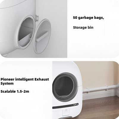 50 garbage bags storage bin for efficient waste management at Monalisa Medical.