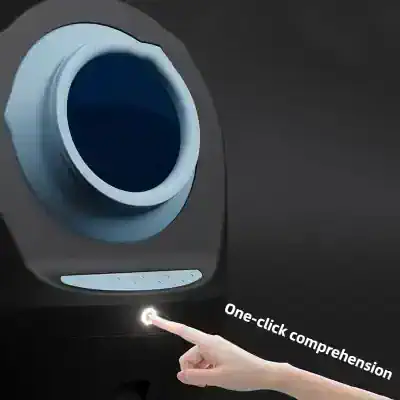 Laundry machine with digital button, modern washing machine, easy operation, household appliance, one-click machine start, Monalisa Store opt.