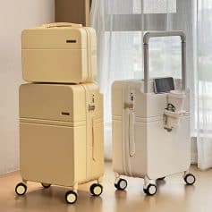 Portable medical luggage sets and mobile clinic carts for healthcare professionals and travelers.