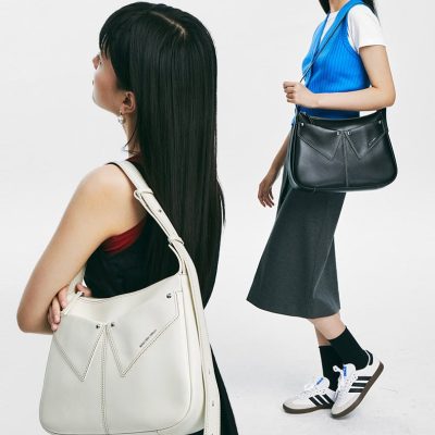 Elegant women wearing stylish handbags from Monalisa Store, perfect for fashion conscious individuals seeking high-quality designer bags.