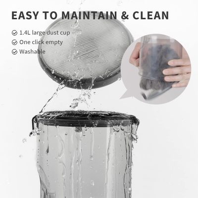 1. large dust cup for Monalisa medical vacuum sterilizer, easy to clean and empty, dishwasher safe.