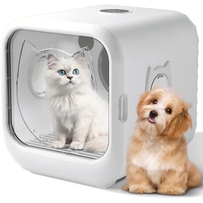 High-quality pet sterilizer with enclosed space for cats and dogs, ensuring safety and hygiene for your pet grooming needs at Monalisa Store.