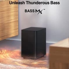 Sound-absorbing bass speaker system at Monalisa Store, perfect for enhancing music experiences in medical and wellness environments.