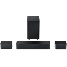 Wireless home theater speaker system with subwoofer, soundbar, and surround speakers for high-quality audio at Monalisa Medical.