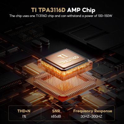 TI TPA3116D AMP chip for high-quality audio amplifier modules, ideal for professional and home audio systems, with powerful performance and excellent sound clarity.