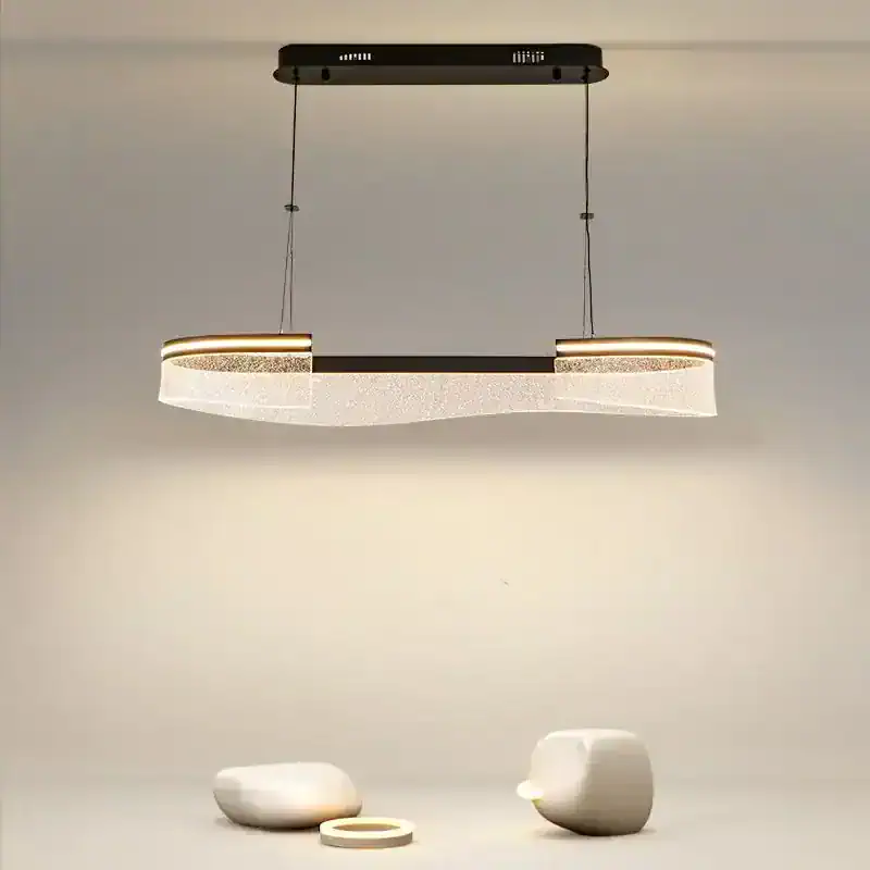 LED chandelier lighting fixture with sleek modern design, ideal for contemporary interior decor, featured in Monalisa Store's lighting collection.