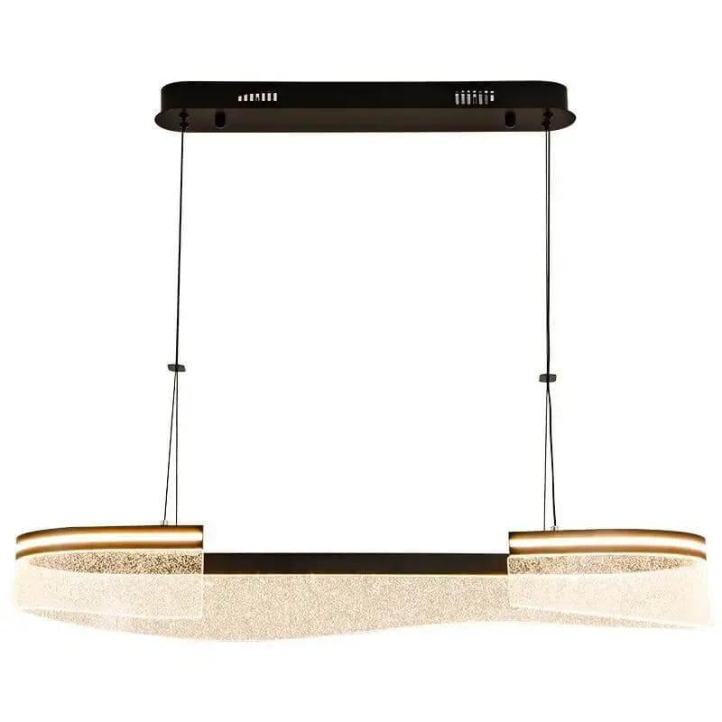 Modern LED pendant light fixture for optimal illumination in optometry clinics and medical spaces. Sleek design enhances the aesthetic of professional eye care environments.