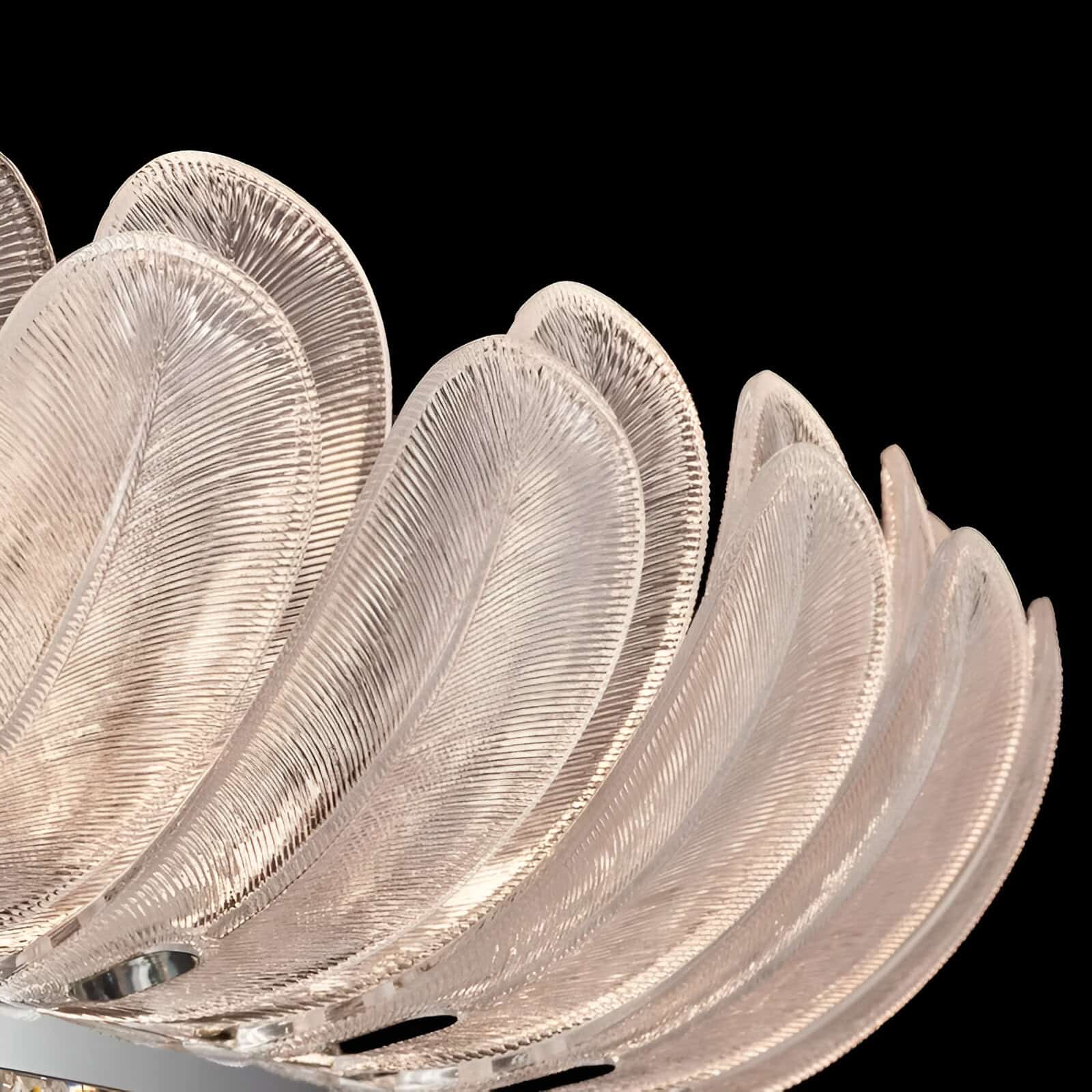 Elegant decorative glassware with intricate textured patterns, perfect for enhancing home interiors and luxury aesthetics. Ideal for stylish displays or functional use in upscale settings.