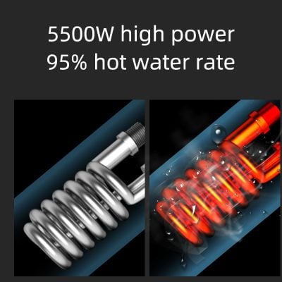 High power heating element with 95% hot water rate for Monalisa Store medical spa equipment.