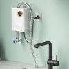 Advanced water heater with digital temperature control and sleek design for health clinics and spa settings.